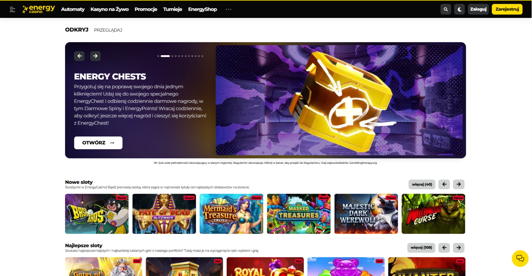 Darmowe Spiny 27 energy casino