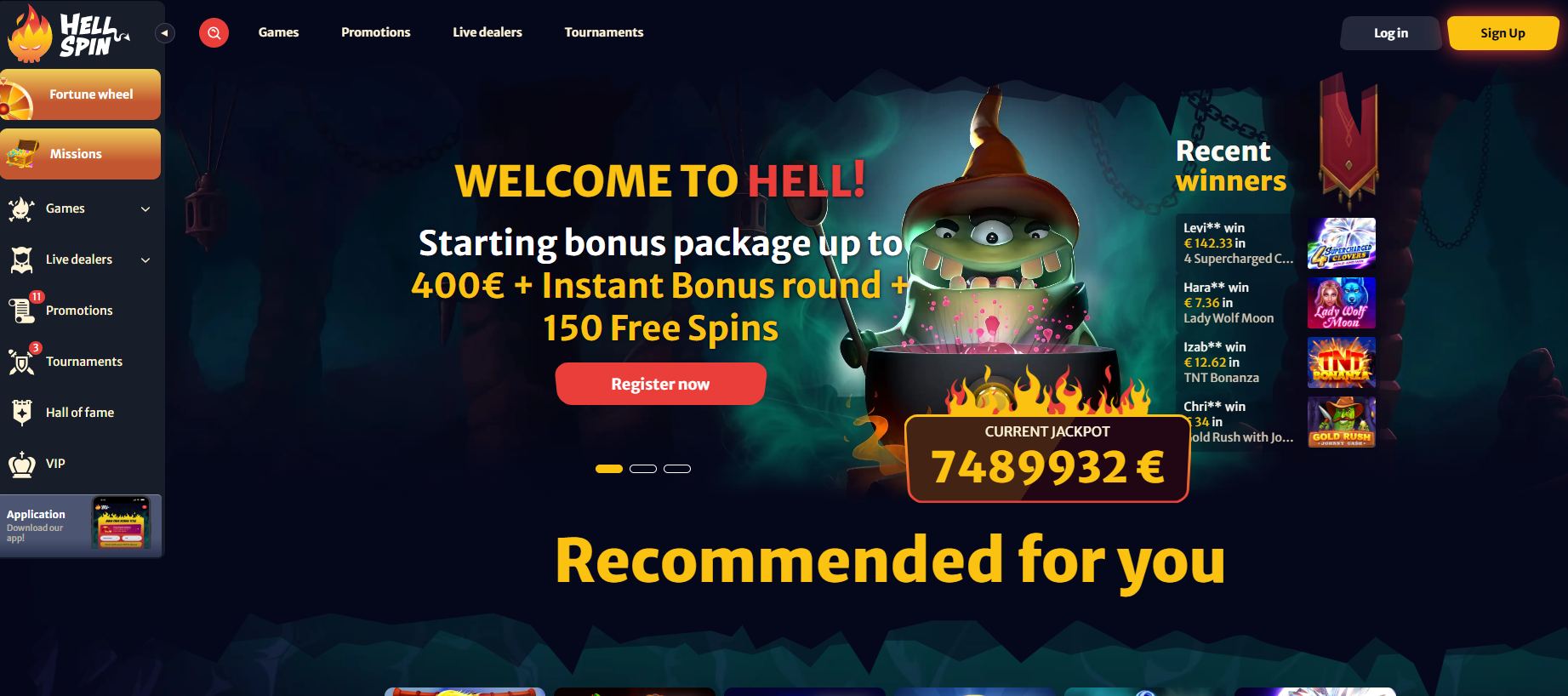 Darmowe Spiny 34 hellspin casino